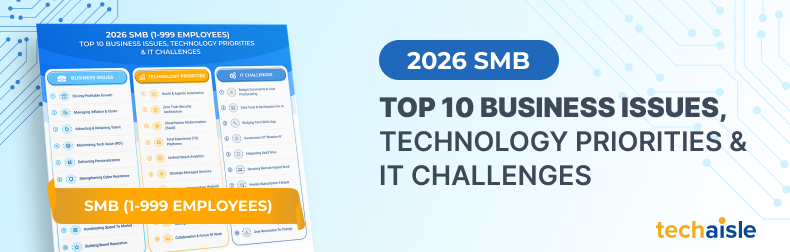 2026 Top 10 SMB - Business Issues, IT Priorities, IT Challenges Infographic
